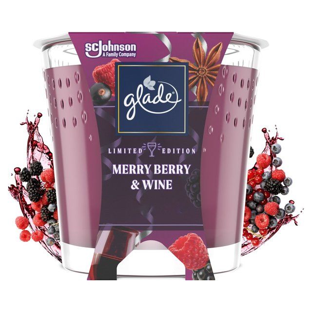 Glade Candle Merry Berry & Wine