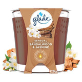 Glade Candle Sandalwood &amp;amp; Jasmine Air Freshener   129g