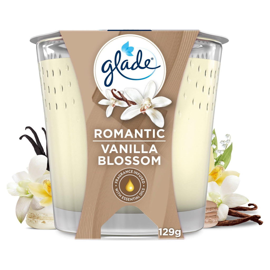 Glade Candle Vanilla Blossom Air Freshener 129g