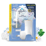 Glade Electric Holder &amp;amp; Refill Clean Linen Scented Oil Plugin Default Title