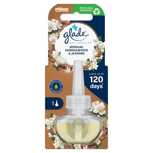 Glade Plug In Refill Electric Scented Oil Bali Sandalwood   20ml