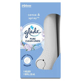 Glade Sense &amp;amp; Spray Holder &amp;amp; Refill Clean Linen Air Freshener   18ml