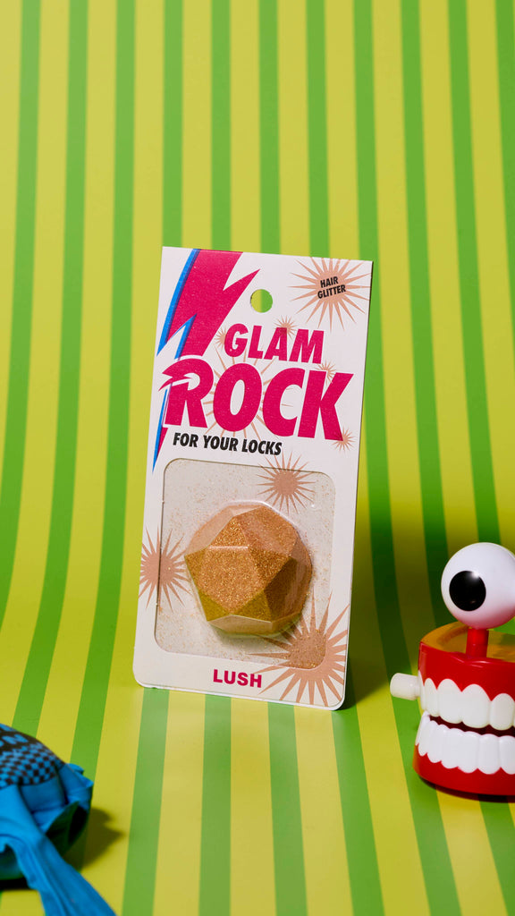Glam Rock Gold Hair Glitter