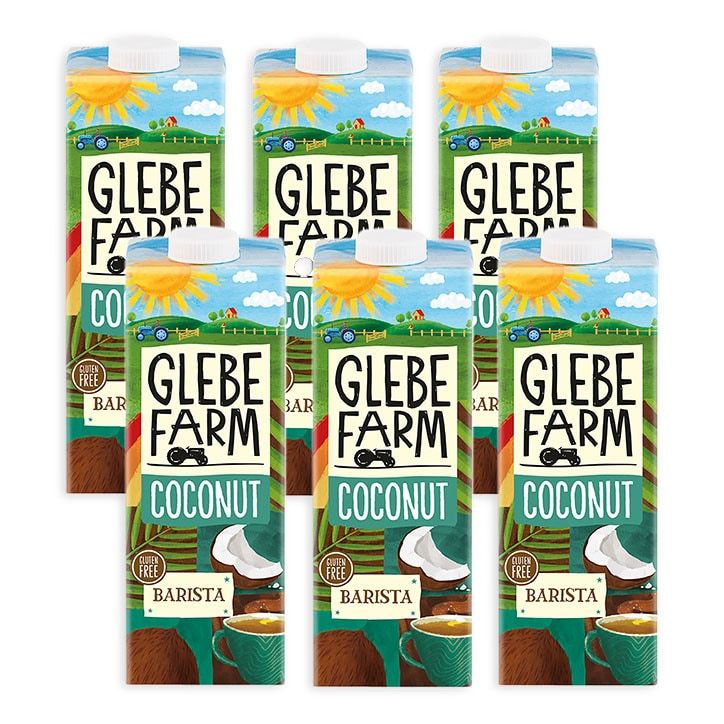 Glebe Farm Coconut Drink Barista Style 6x 1L