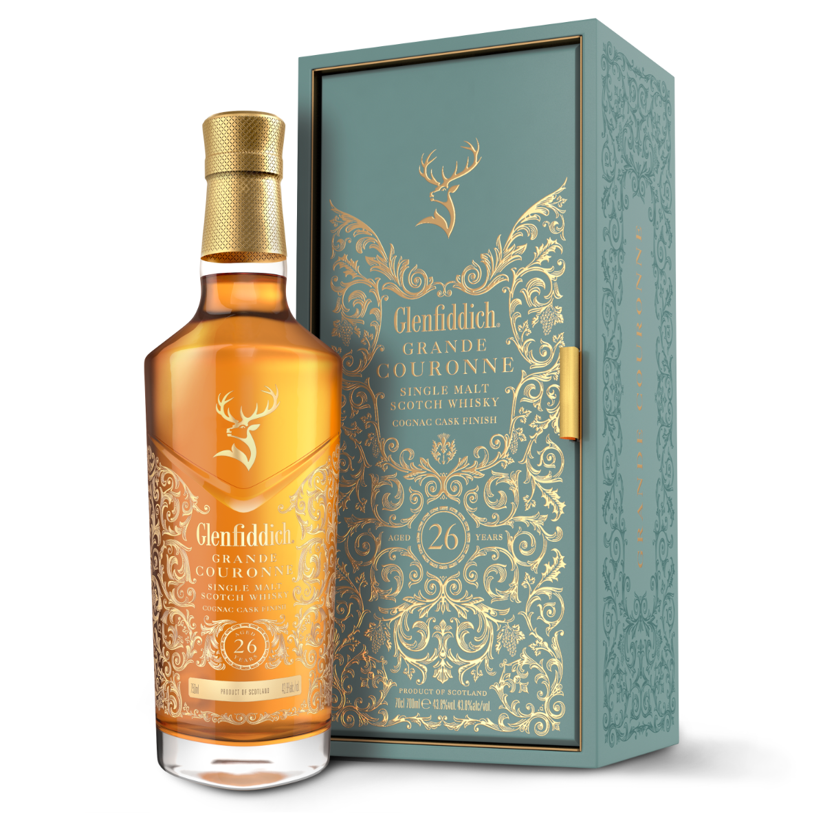 Glenfiddich Grande Couronne 26-year-old Scotch whisky 70cl, imported from the UK