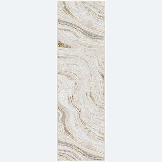 Glitz Gold Marble Runner, 69 x 229 cm