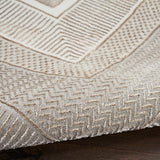 Glitz Ivory Border Rug in 3 Sizes