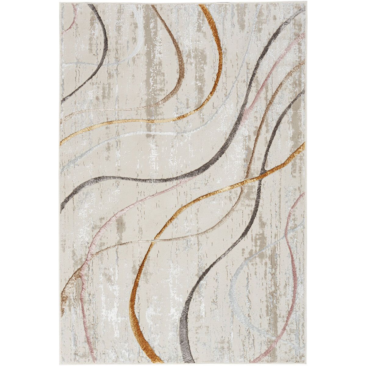 Glitz Ivory Multi Rug in 3 Sizes