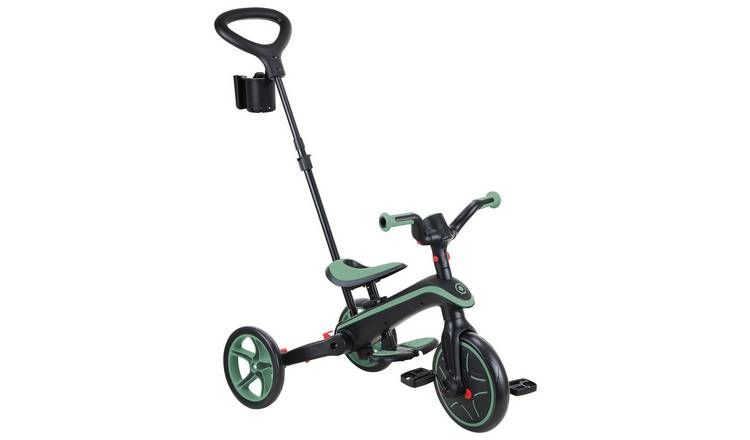 Globber 4-in-1 Explorer Foldable Trike - Olive Green