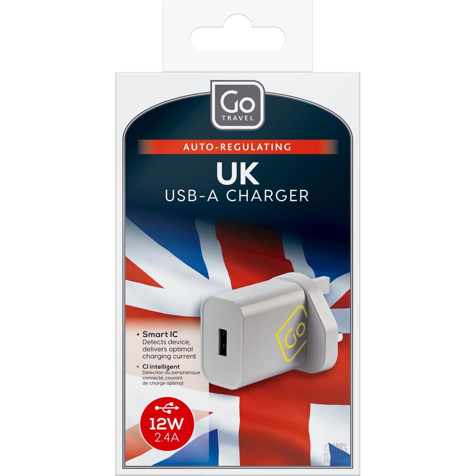 Go Travel UK USB Charger