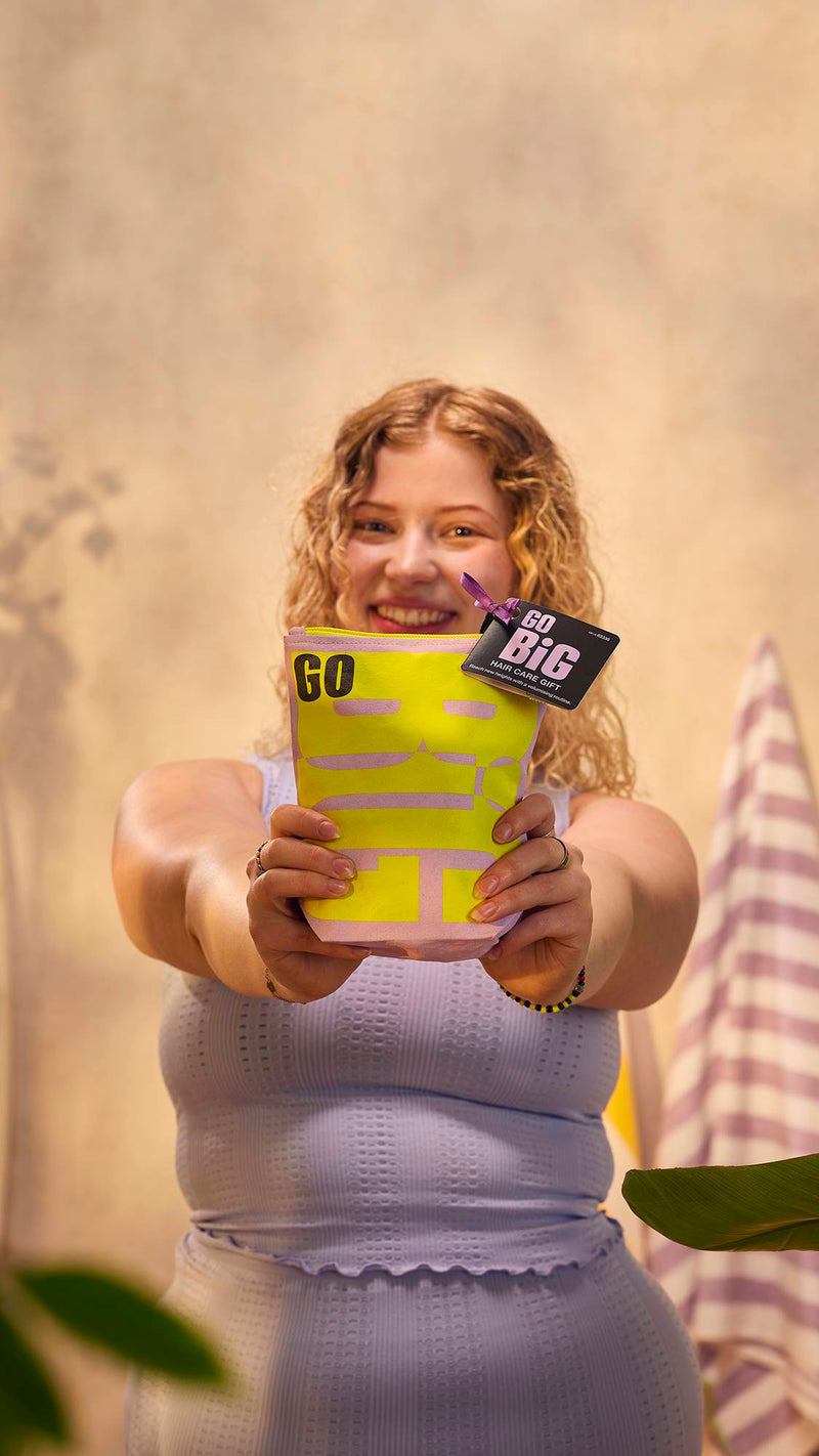 Lush Go Big volumising hair care gift set, UK version