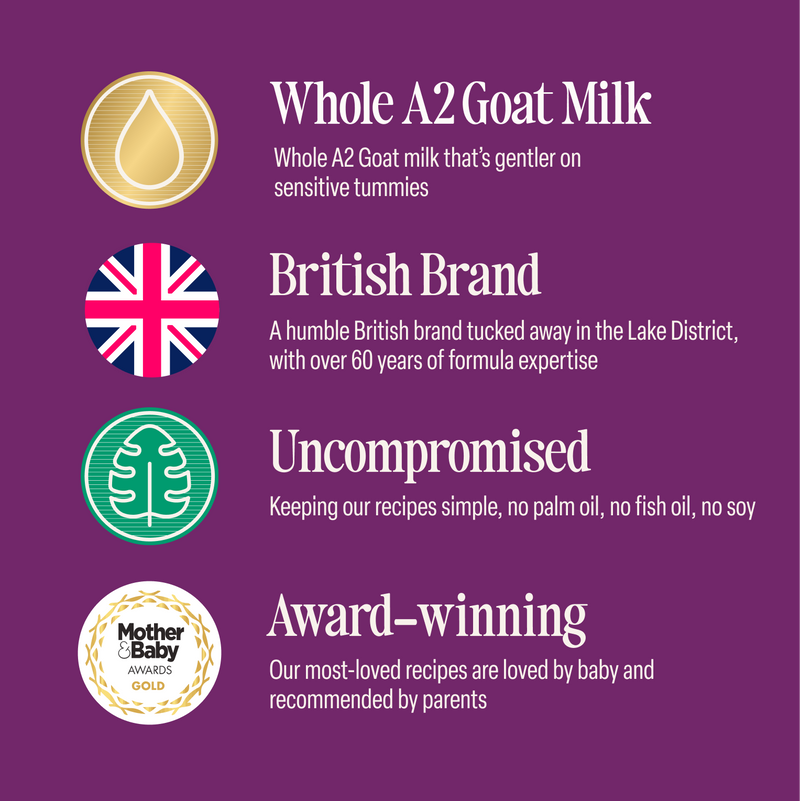Kendamil goat follow-on milk Stage 2 for 6-12 months - British product
