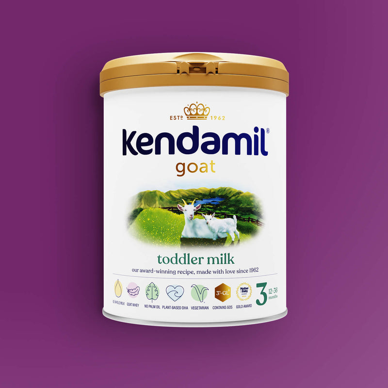 Kendamil goat toddler milk with whole A2 goat milk (British brand)