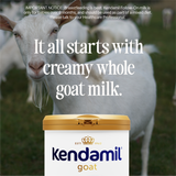 Kendamil goat toddler milk with whole A2 goat milk (British brand)