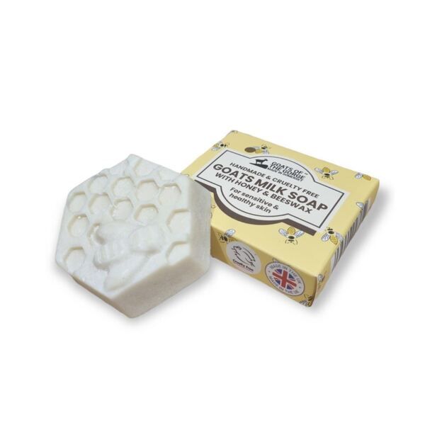 Goats of the Gorge Goats Milk Soap Bar Honey & Beeswax 70g