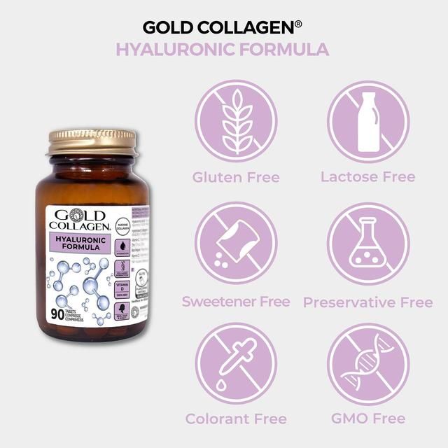 Gold Collagen Hyaluronic Formula Tablets   90 per pack