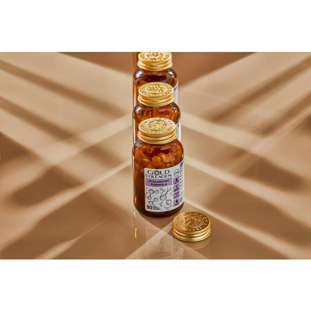 Gold Collagen Hyaluronic Formula Tablets   90 per pack