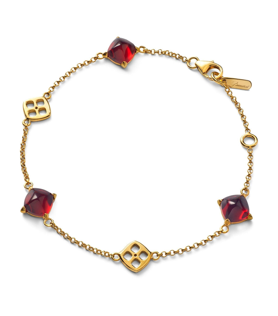 Gold Vermeil Mini Medicis Red Bracelet