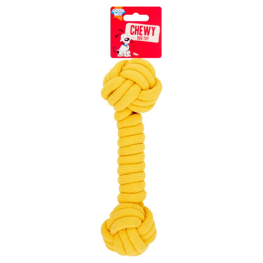 Good Boy Chewy Dog Toy Rope Dumbbell