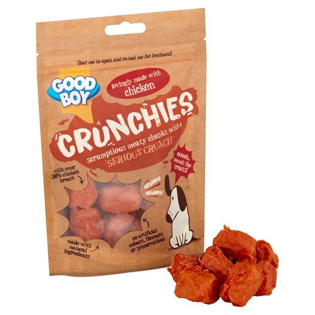 Good Boy Crunchies Chicken Reward Dog Treats   60g