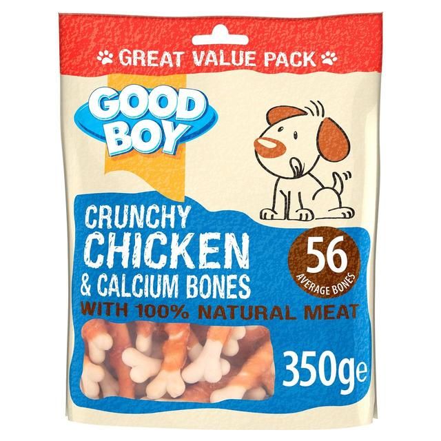 Good Boy Crunchy Chicken & Calcium Bones Dog Treats   350g