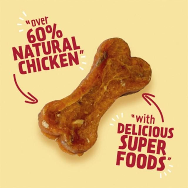 Good Boy Superlicious Chicken Apple &amp;amp; Cranberry Bone Dog Treats   100g