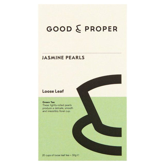 Good & Proper Tea - Loose Leaf Jasmine Pearls Green Tea   50g
