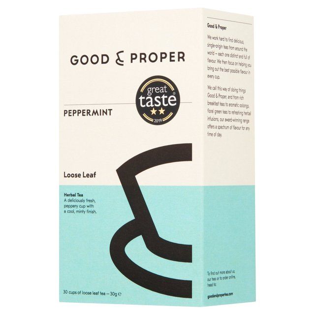 Good &amp;amp; Proper Tea - Loose Leaf Peppermint Tea   30g