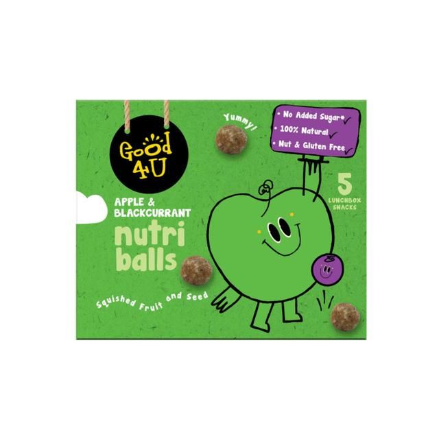 Good4u Nutri Balls Apple & Blackcurrant MULTIPACK   5 x 20g