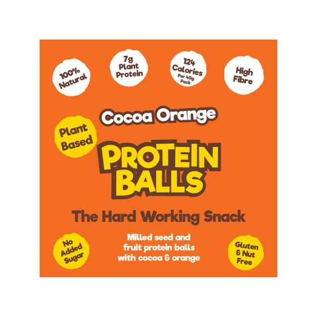 GOOD4U PROTEIN BALLS COCOA ORANGE MULTIPACK   3 x 40g