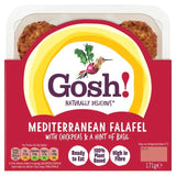 Gosh! Mediterranean Falafel made with chunky chickpeas onion spices &amp;amp; herbs   171g