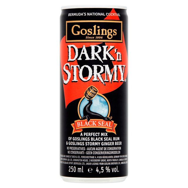 Gosling's Dark 'N Stormy Pre-Mixed Cocktail Can   250ml