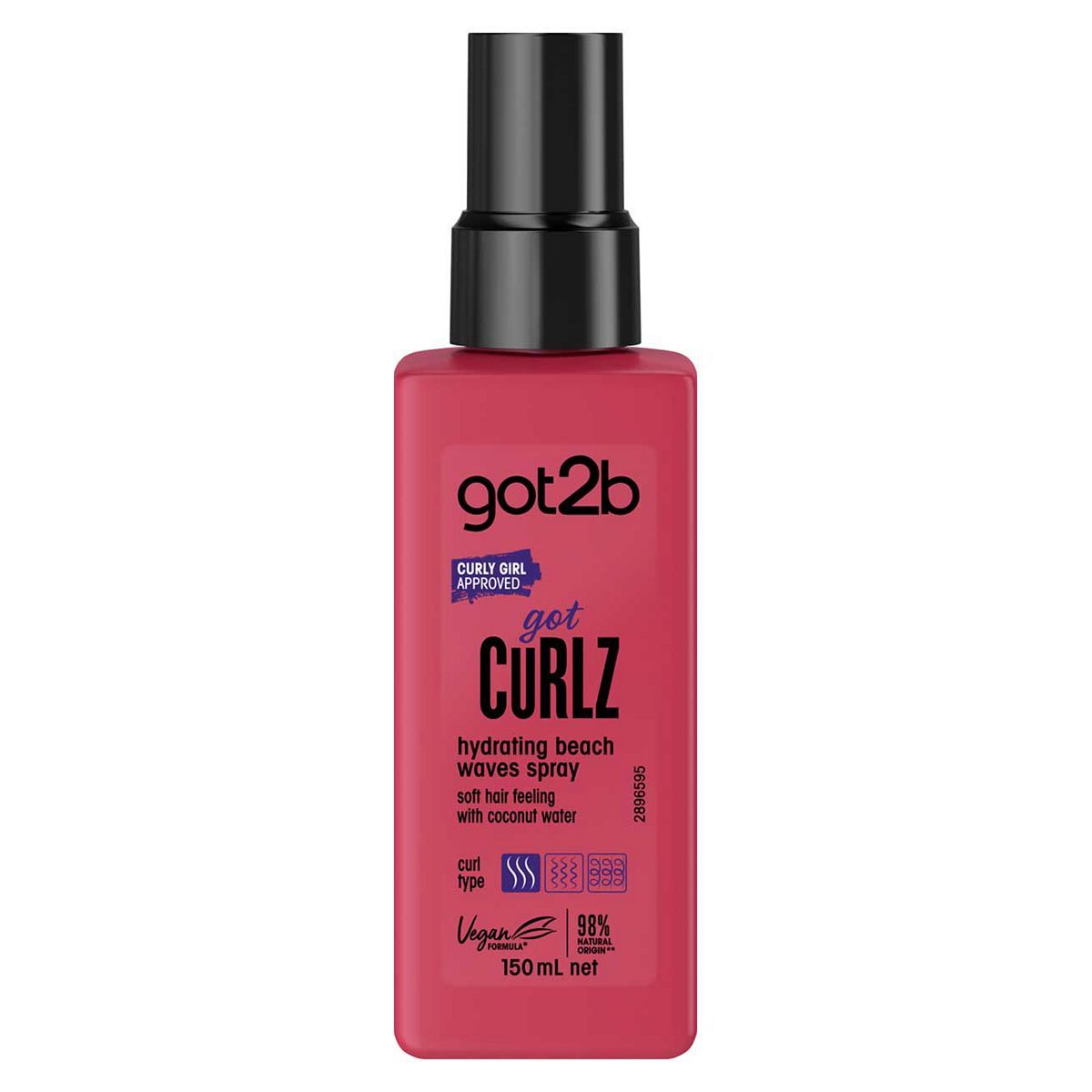 got2b Beach Waves Hydrating Hair Spray gotcurlz 150ml