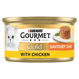 Gourmet Gold Savoury Cake Chicken Wet Cat Food    85g