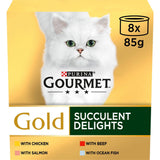 Gourmet Gold Succulent Delights 8x85g