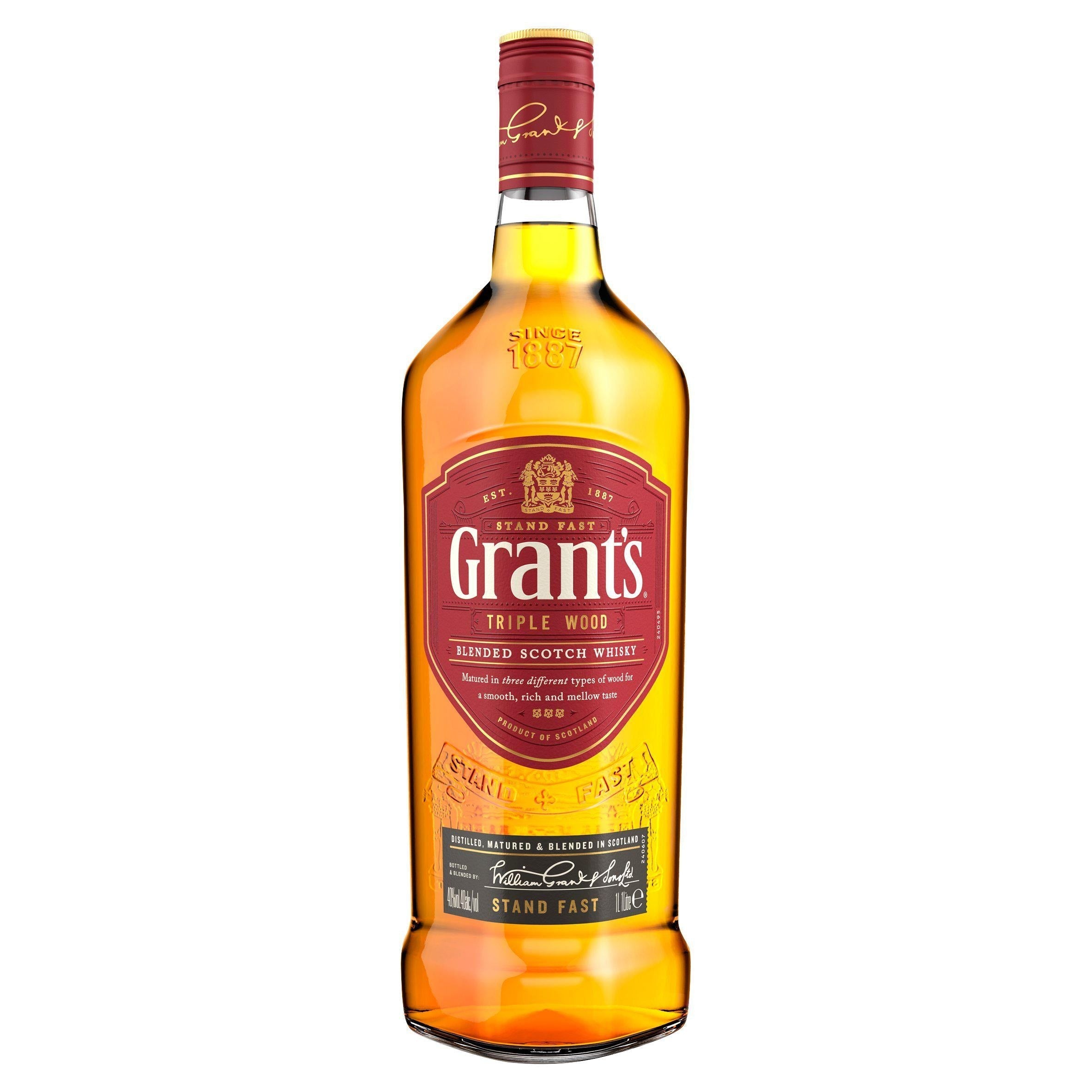 Grant's Triple Wood Blended Scotch Whisky 1L