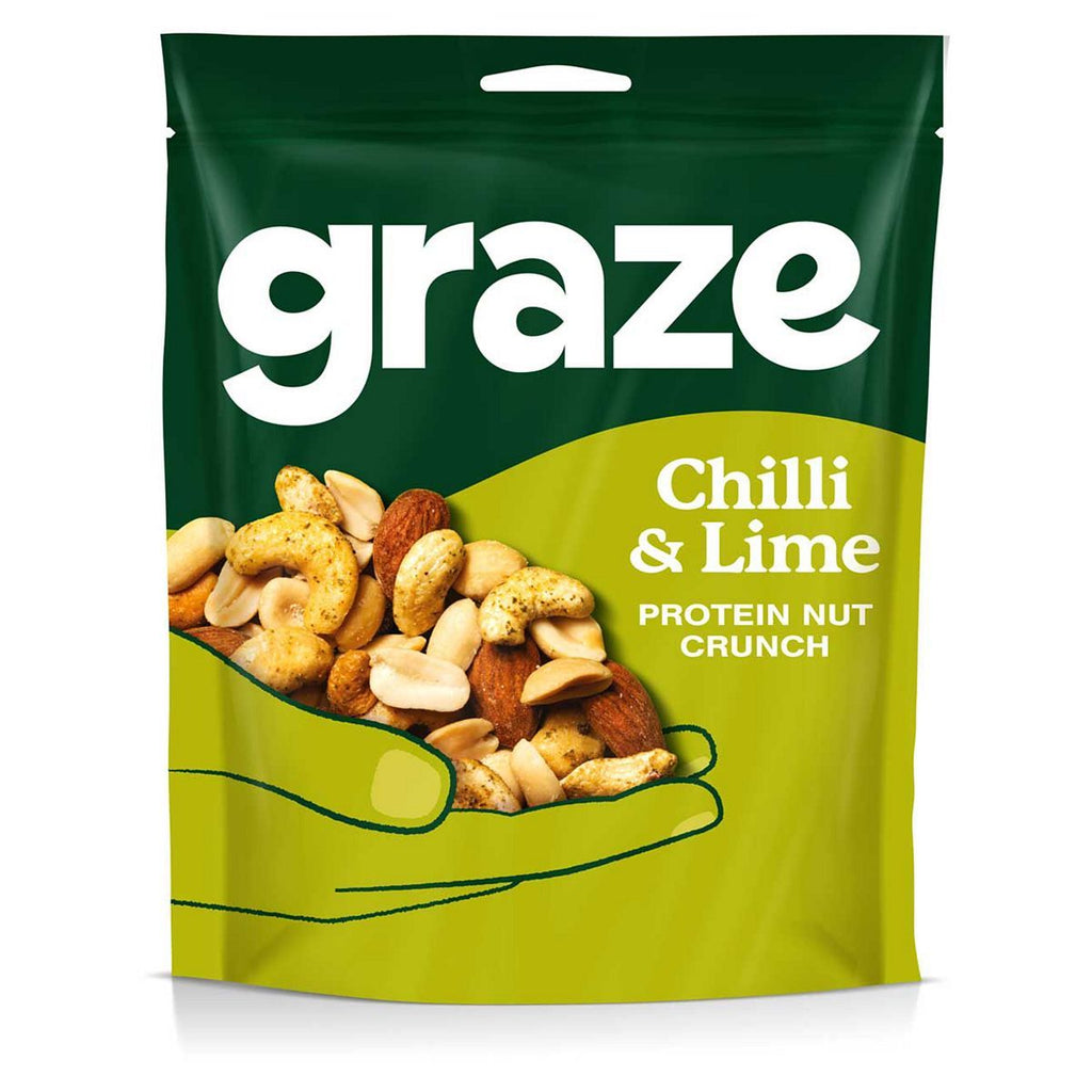 Graze Chilli & Lime Protein Nut Crunch Bag - 100g