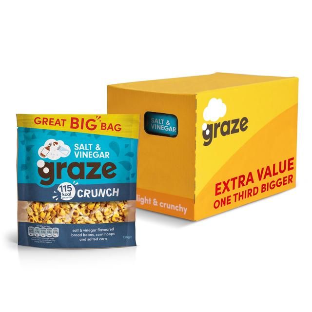 Graze Crunch Salt & Vinegar Sharing Bags