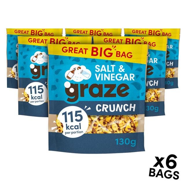 Graze Crunch Salt & Vinegar Sharing Bags