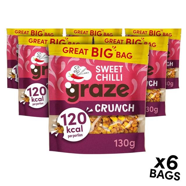 Graze Crunch Sweet Chilli Sharing Bags