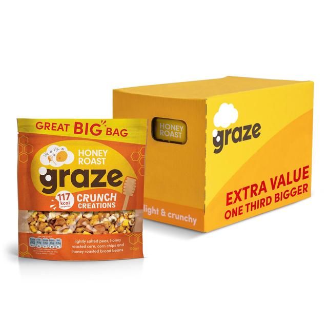 Graze Honey Roast Crunch Sharing Bags