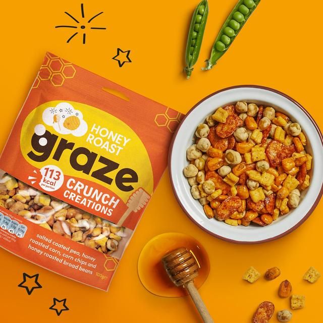 Graze Honey Roast Crunch Sharing Bags