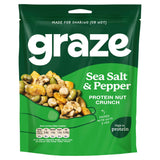 Graze Protein Salt &amp; Pepper Vegansk blandede nøtter Snack 100g