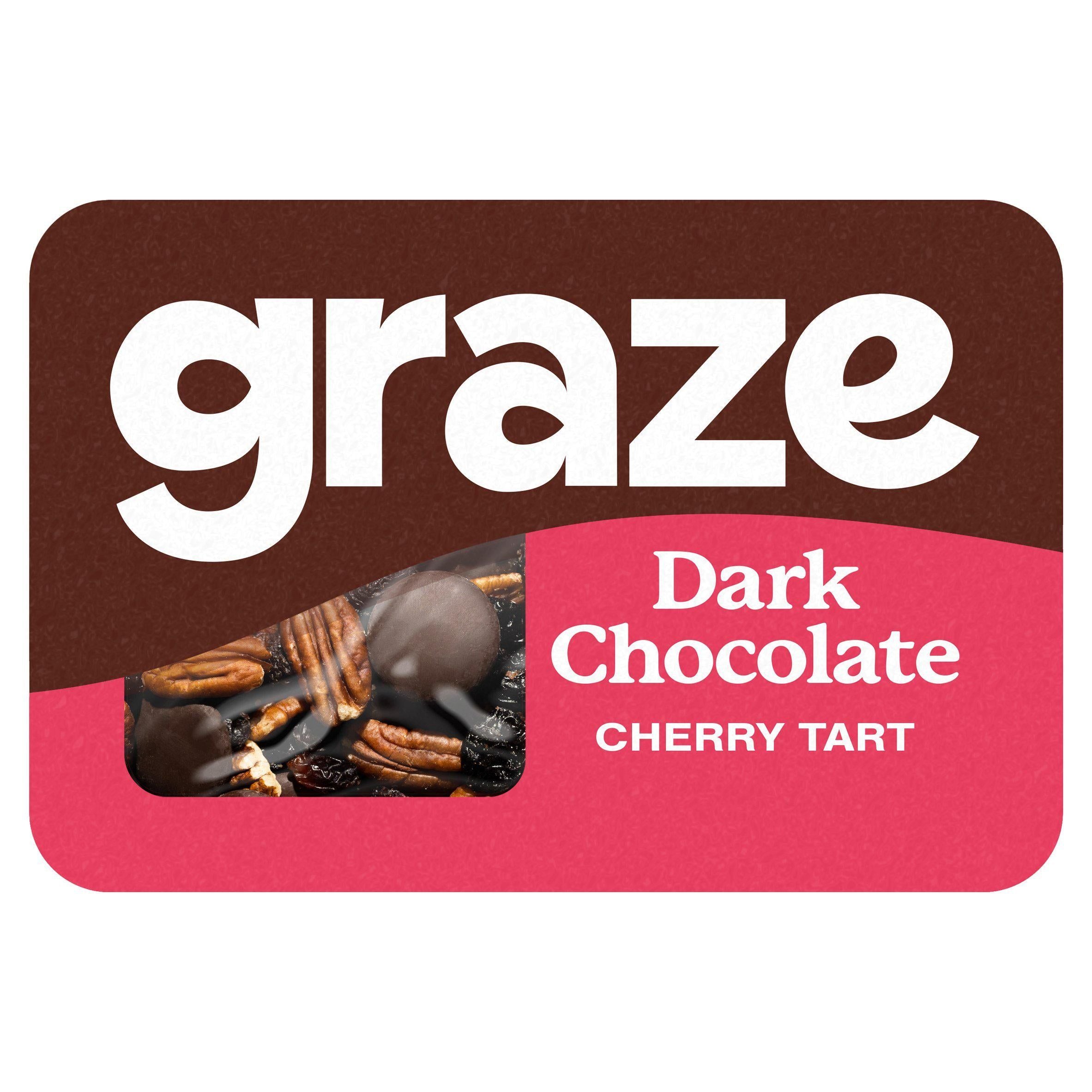 Graze Snack Box Dark Chocolate &amp;amp; Cherry with Crunchy Pecans 40g