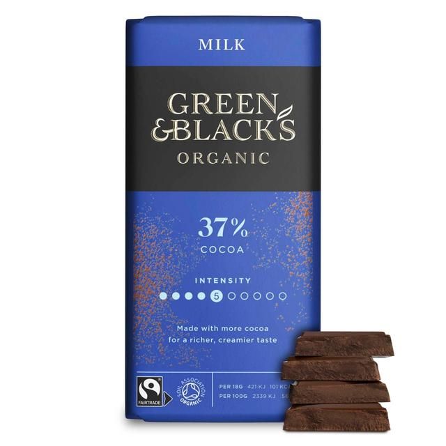 Green &amp;amp; Black's Organic Milk Chocolate Bar   90g