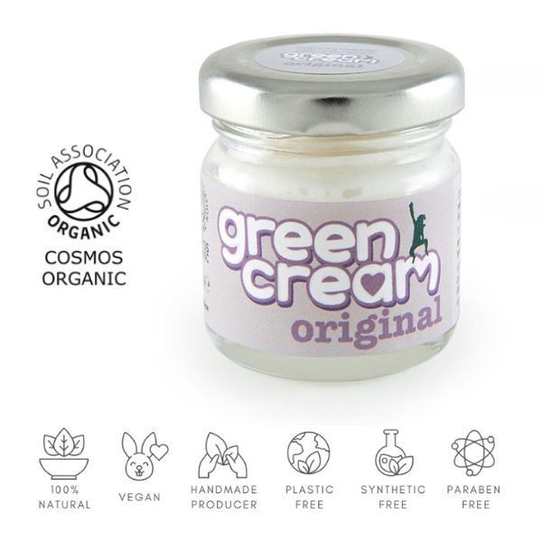 Green Cream Original Dry Skin Cosmos 100% Organic 25ml