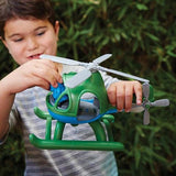 Green Toys Helicopter Toy - Green/ Blue