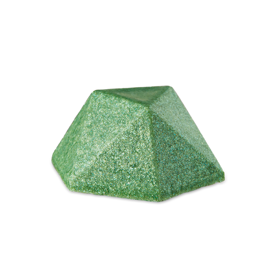 Lush green Glitterbug body shimmer bar, UK version