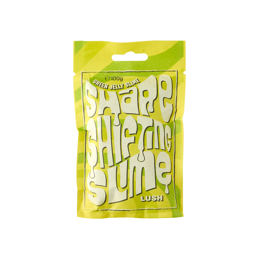 Lush shape shifting slime in green jelly - British product
