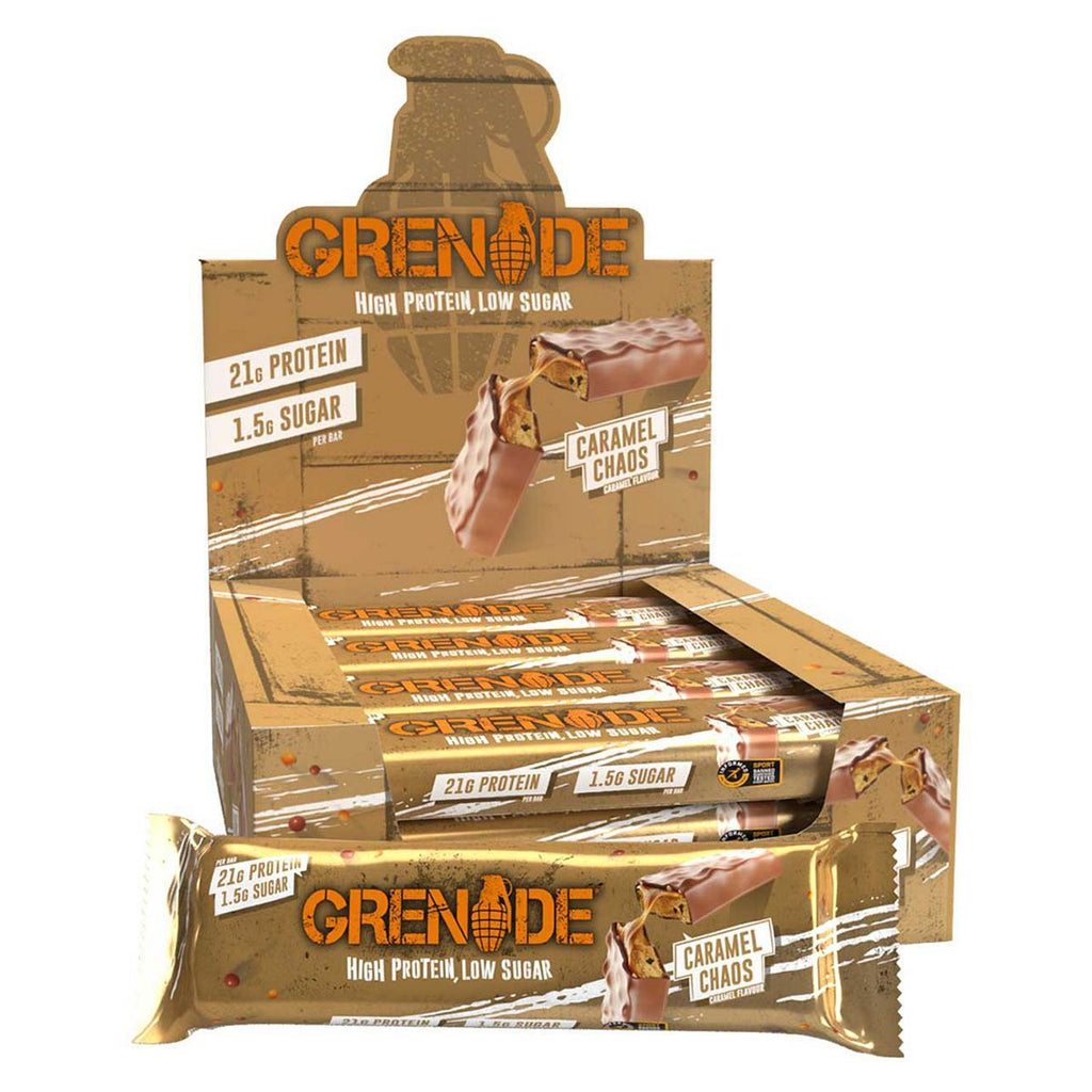 Grenade Carb Killa High Protein Bar Caramel Chaos - 60g x 12 Bars